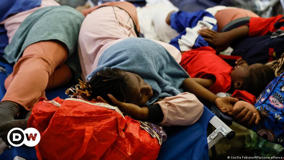 European Commission President Ursula von der Leyen and Italian Prime Minister Giorgia Meloni visit the hotspot, a reception centre for migrants, on the island of Lampedusa, Italy, September 17, 2023.