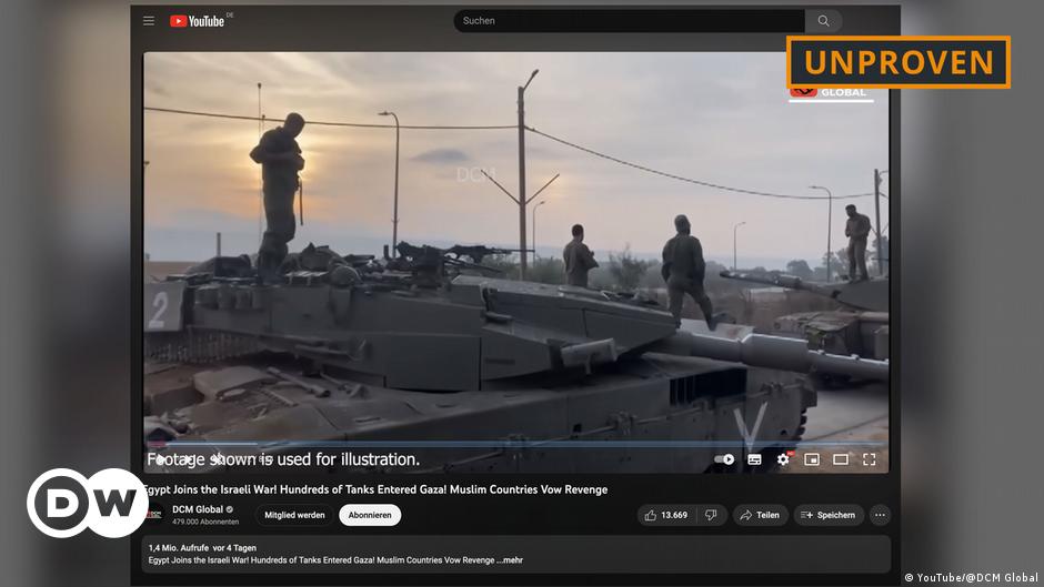 Verificación de hechos: No, Egipto no envió tanques a Gaza