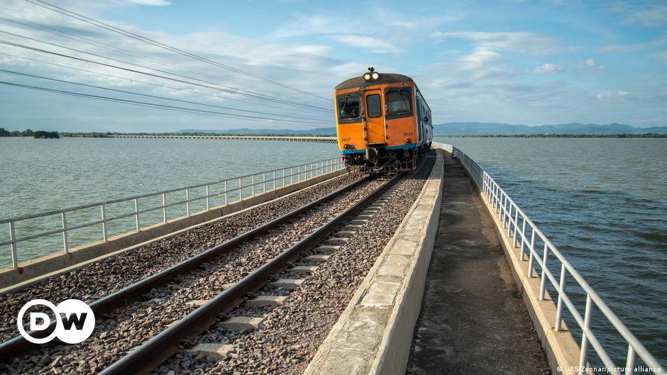 A dam being constructed in Vietnam