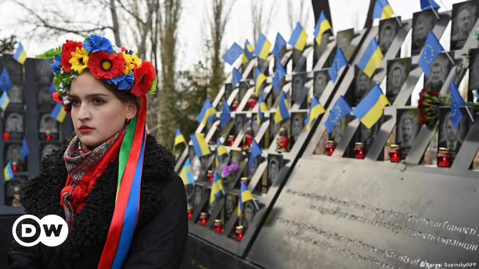 Viktor Orban against a black background