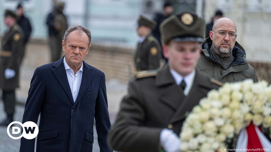 Actualizaciones sobre Ucrania: el polaco Tusk visita Kiev y promete apoyo