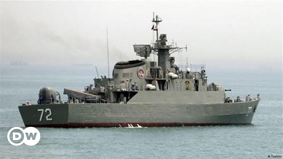 The INS Mormugao near Mumbai, India.