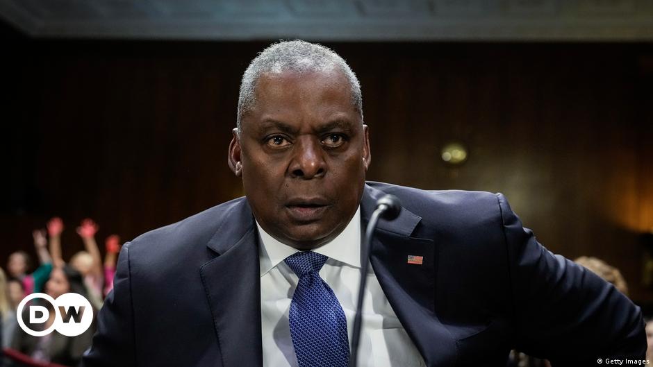 Lloyd Austin in Tel Aviv in October 2023.