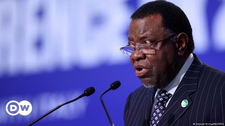 El presidente de Namibia, Geingob, se someterá a un tratamiento contra el cáncer