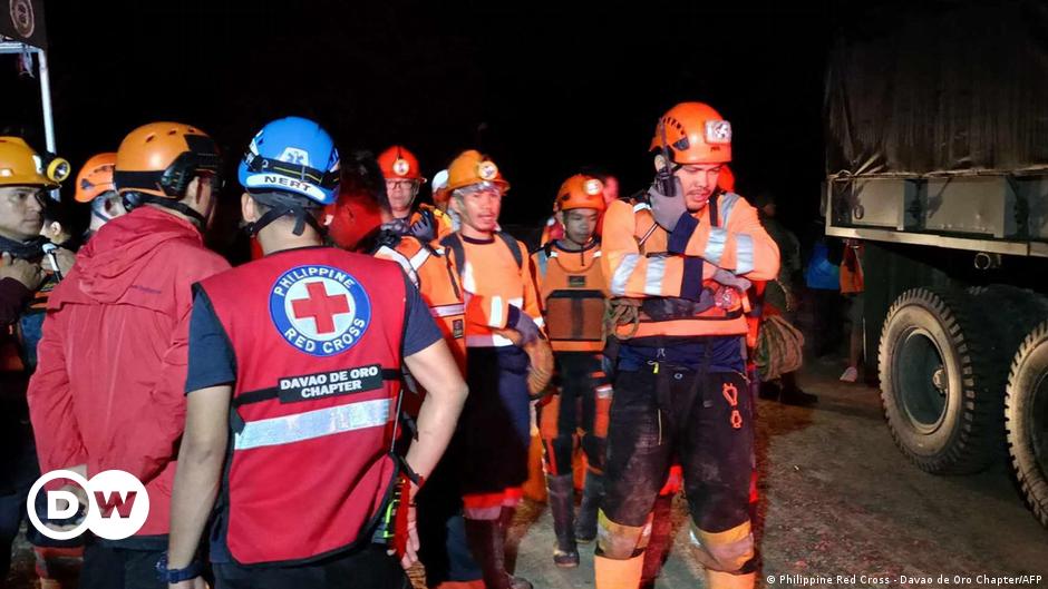 Derrumbe de tierra en Filipinas: varios muertos en un pueblo minero de oro