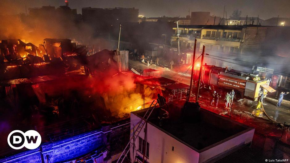 Incendio en Nairobi: explosión de gas mata a tres personas y cientos de heridos