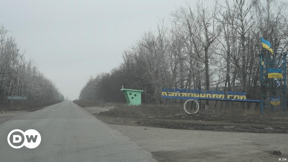 View of a part of the war-ravaged eastern Ukrainian city of Avdiivka.