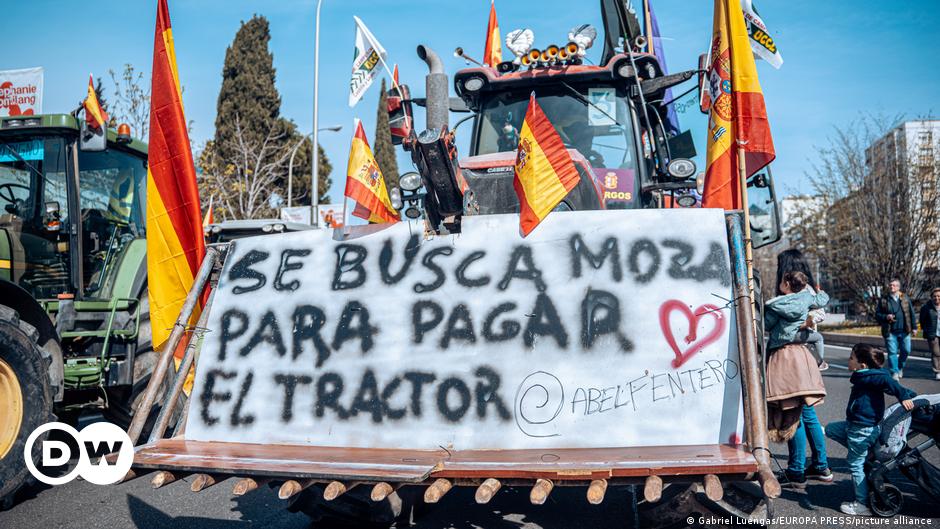 Los agricultores españoles protestan en Madrid a pesar de las concesiones de la UE