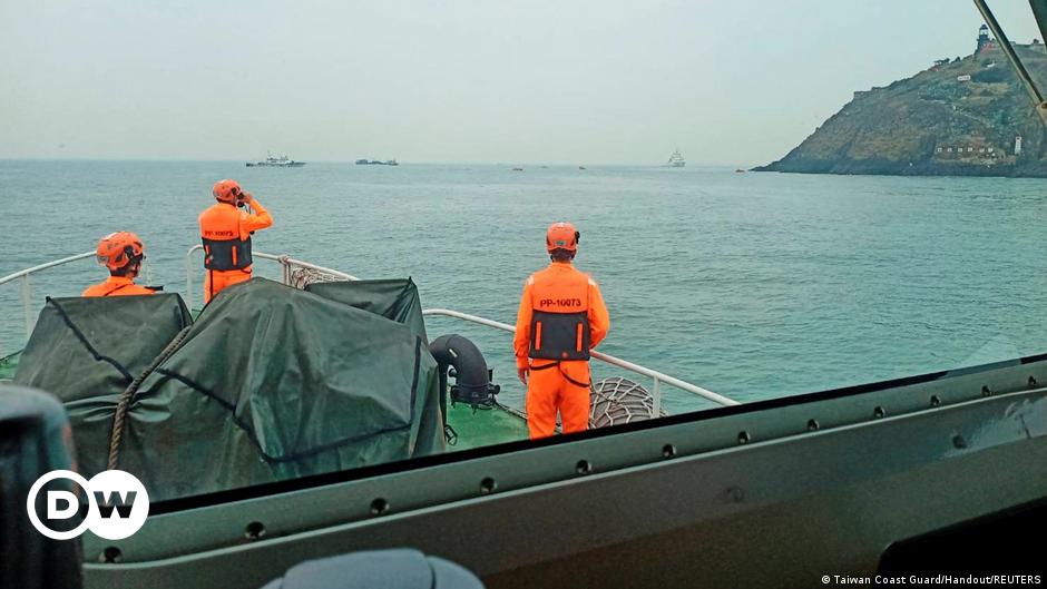 Taiwán y China lanzan misión de rescate tras naufragio de barco