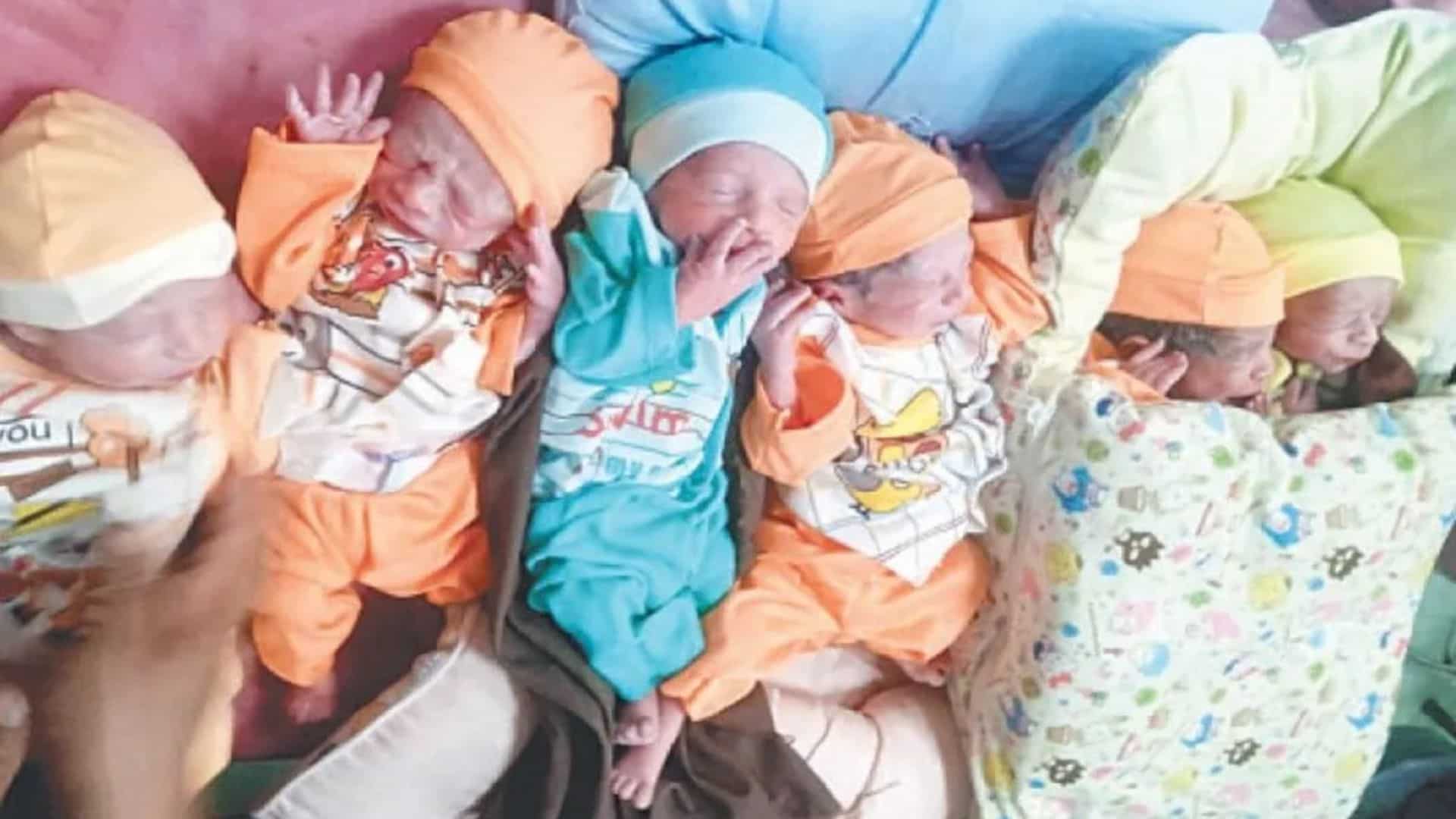 En un caso "extremadamente raro", una mujer paquistaní da a luz a 6 bebés en una hora en Rawalpindi