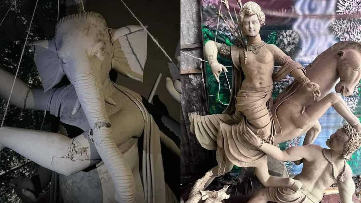 Al menos 8 ídolos hindúes vandalizados por malhechores en el templo Faridpur de Bangladesh