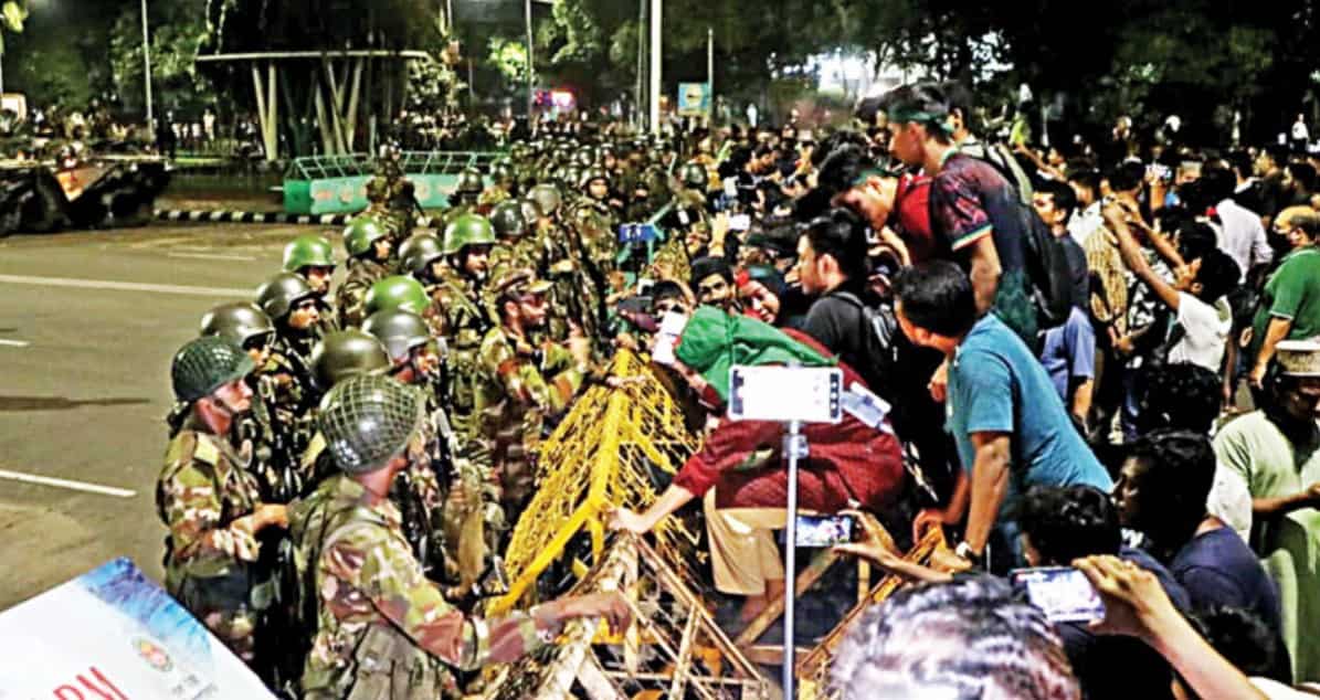 El gobierno interino de Bangladesh declara que el ala estudiantil del partido de Sheikh Hasina es organización terrorista