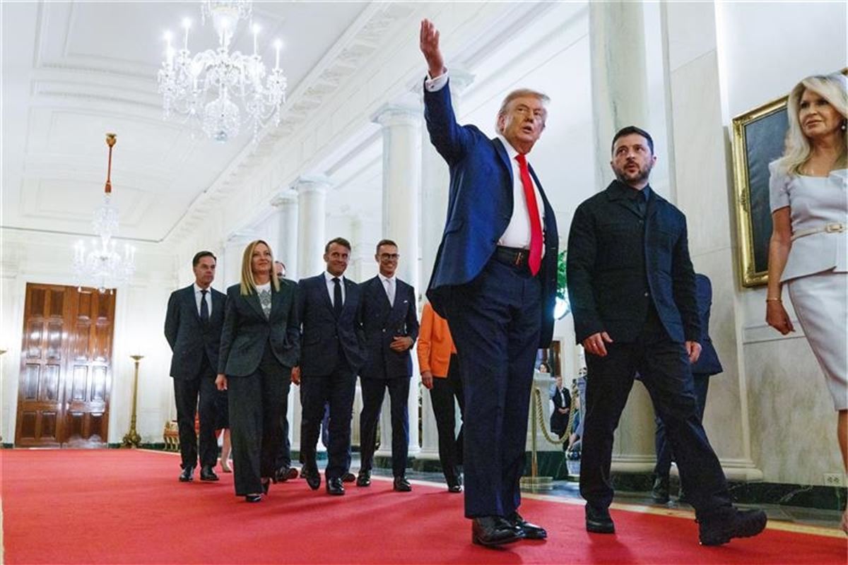La seguridad de Ucrania garantiza que surjan como punto de conflicto después de que los líderes europeos se encuentran con Trump