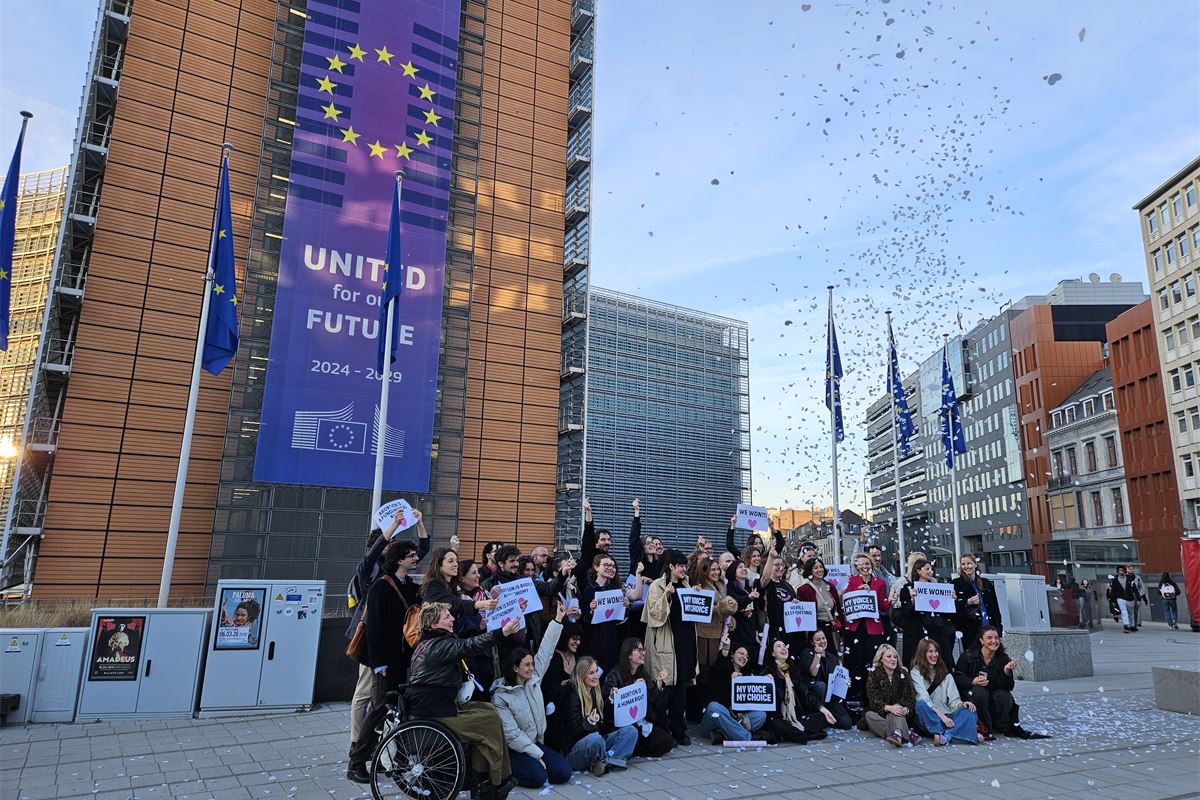 Media victoria para la campaña sobre el aborto mientras la Comisión desbloquea los fondos existentes de la UE